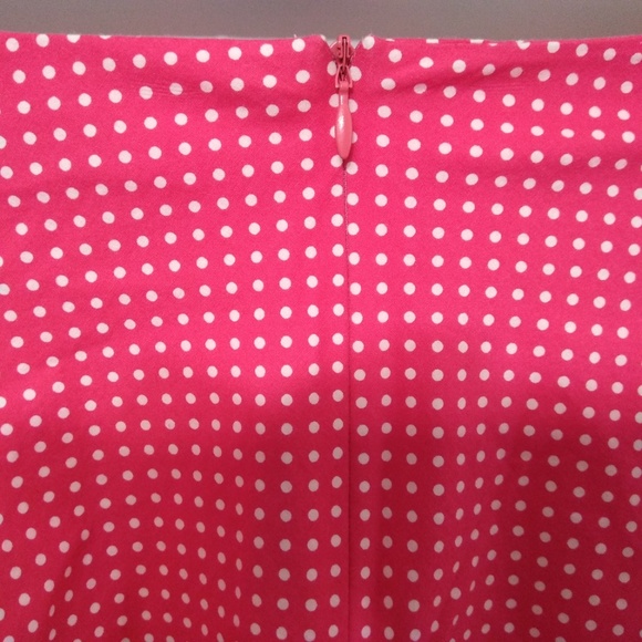 Lacoste Red White Polka Dot Skirt - Picture 4 of 6